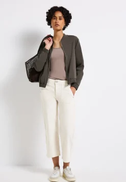 Blouson in Unifarbe