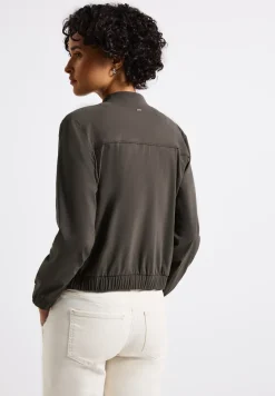 Blouson in Unifarbe