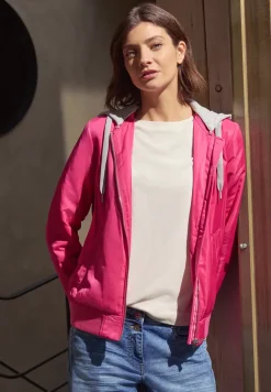 Blouson mit abnehmbarer Sweat-Kapuze