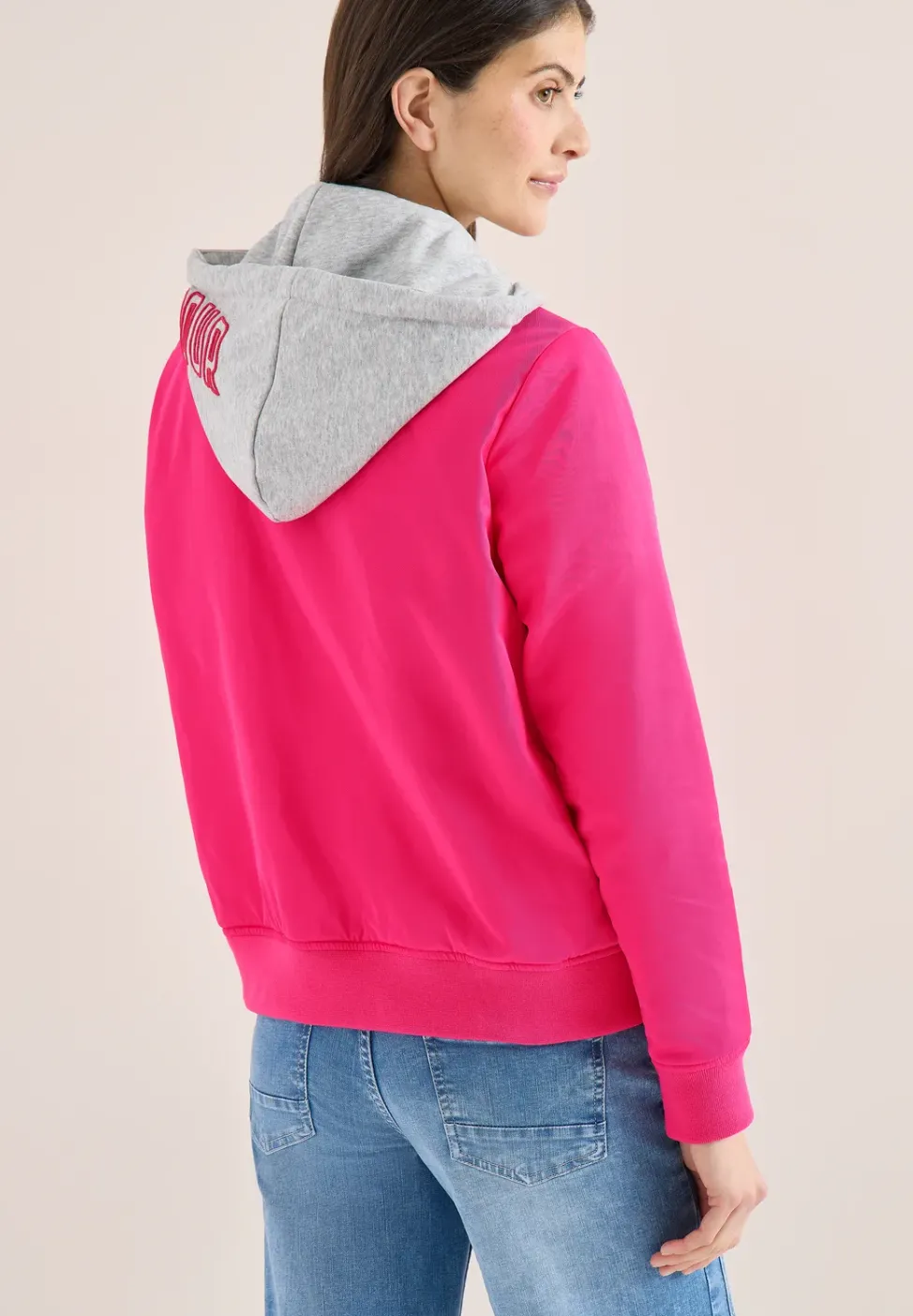 Blouson mit abnehmbarer Sweat-Kapuze