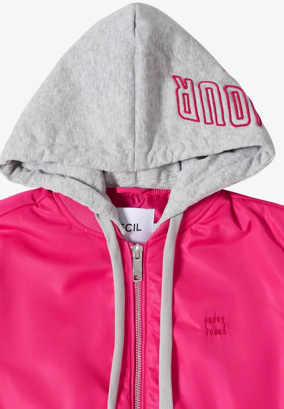 Blouson mit abnehmbarer Sweat-Kapuze