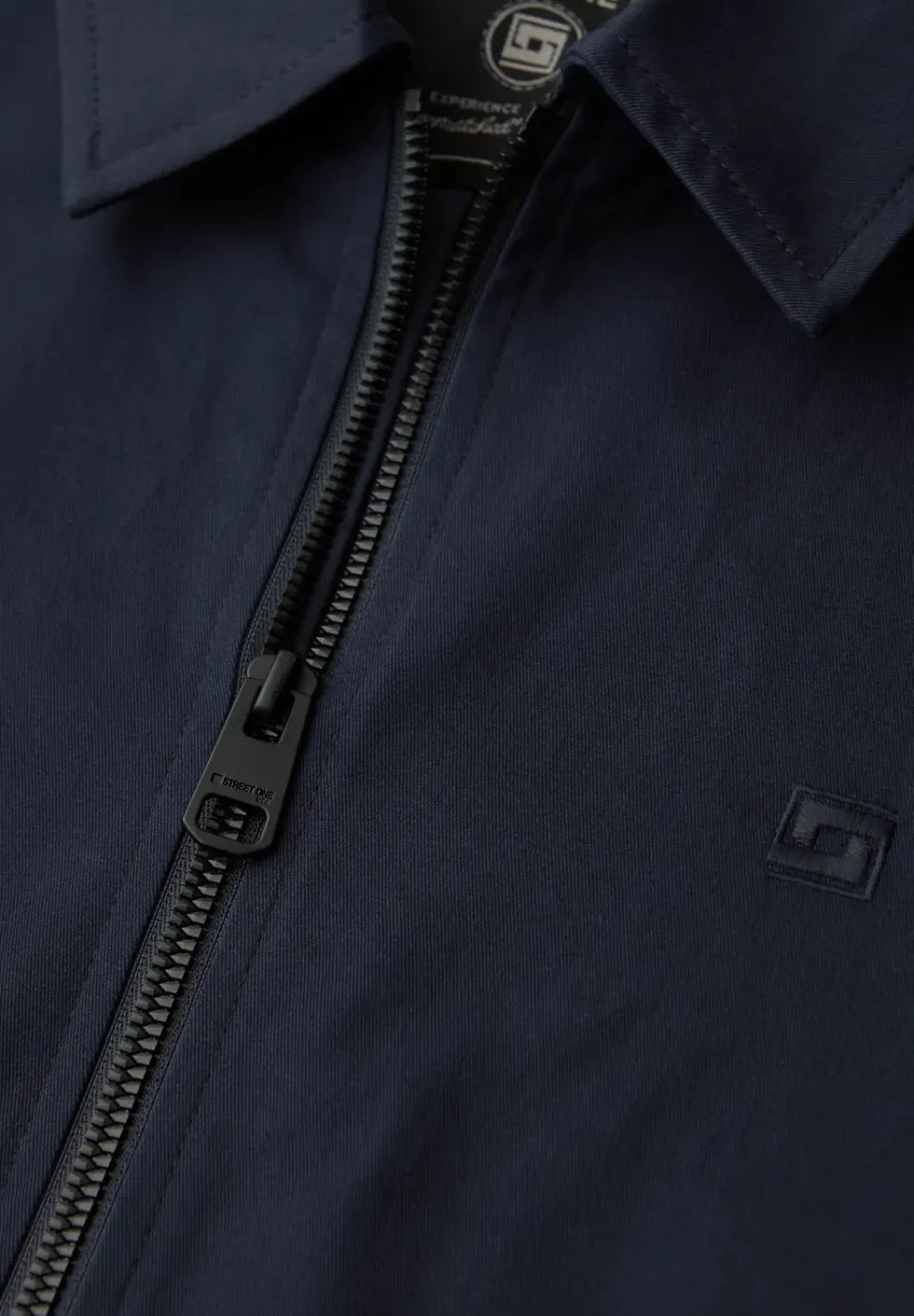 Blouson mit Hemdkragen und Zipper