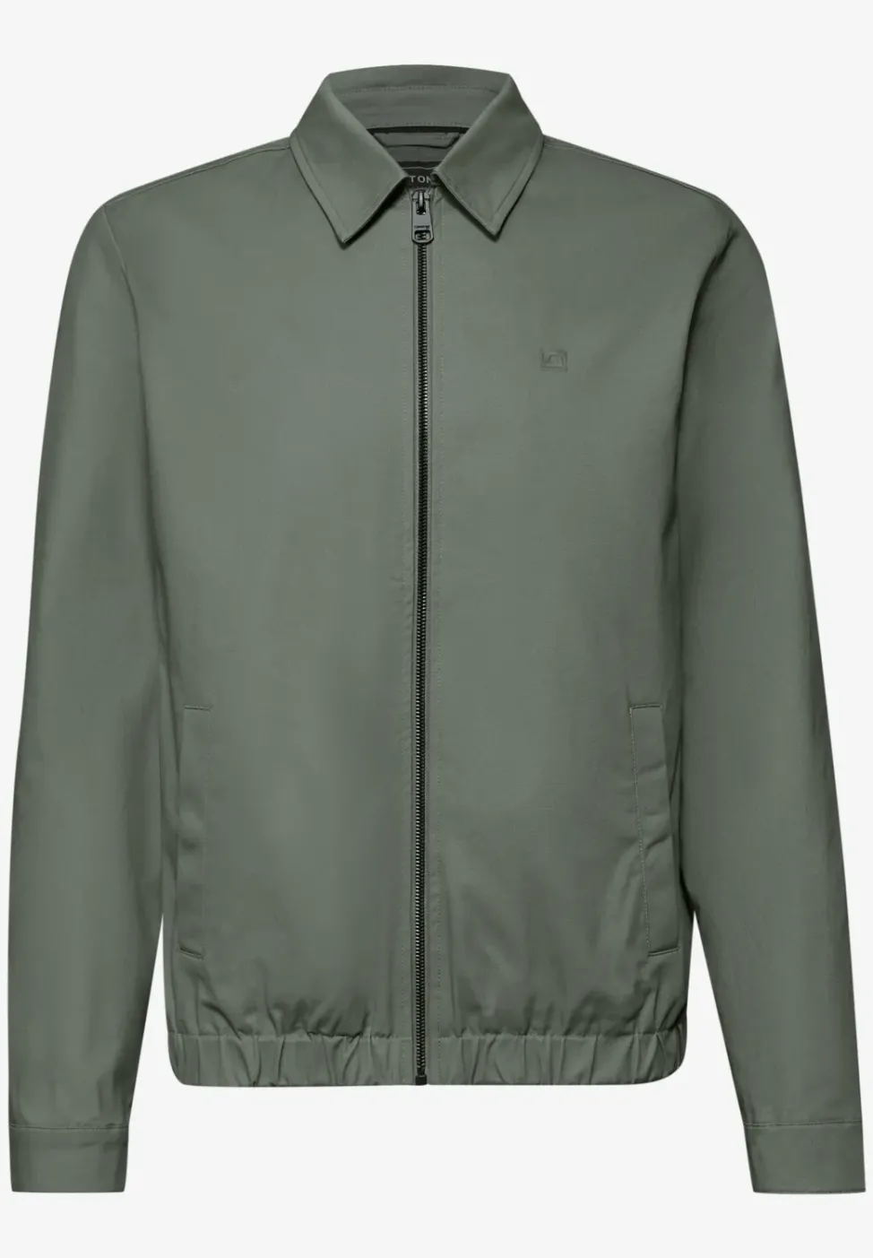 Blouson mit Hemdkragen und Zipper