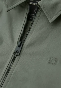 Blouson mit Hemdkragen und Zipper