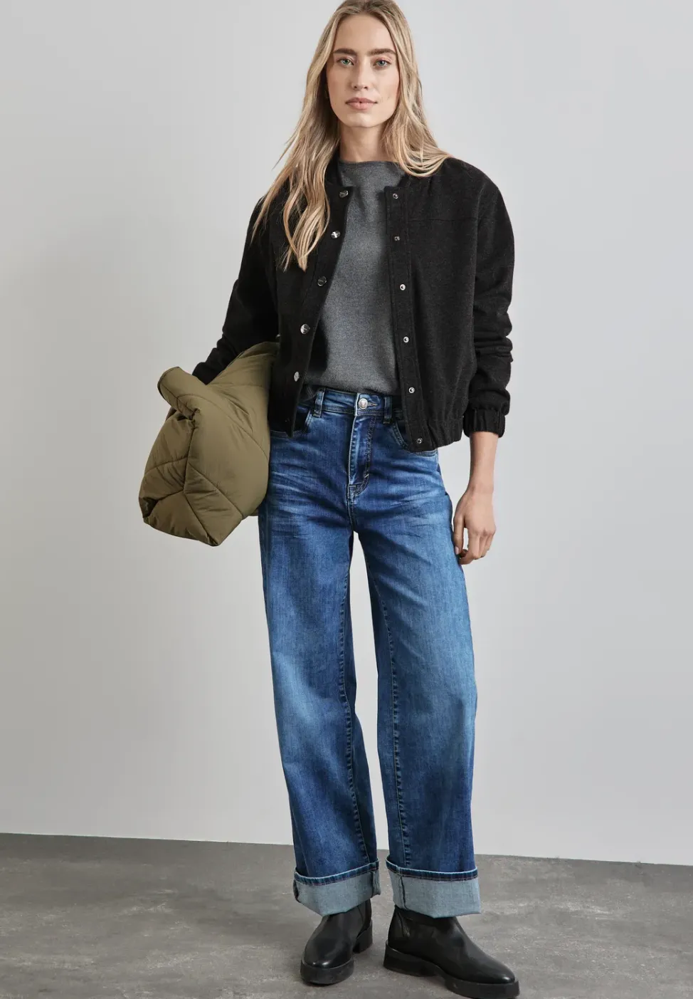 Blouson mit Knopfleise