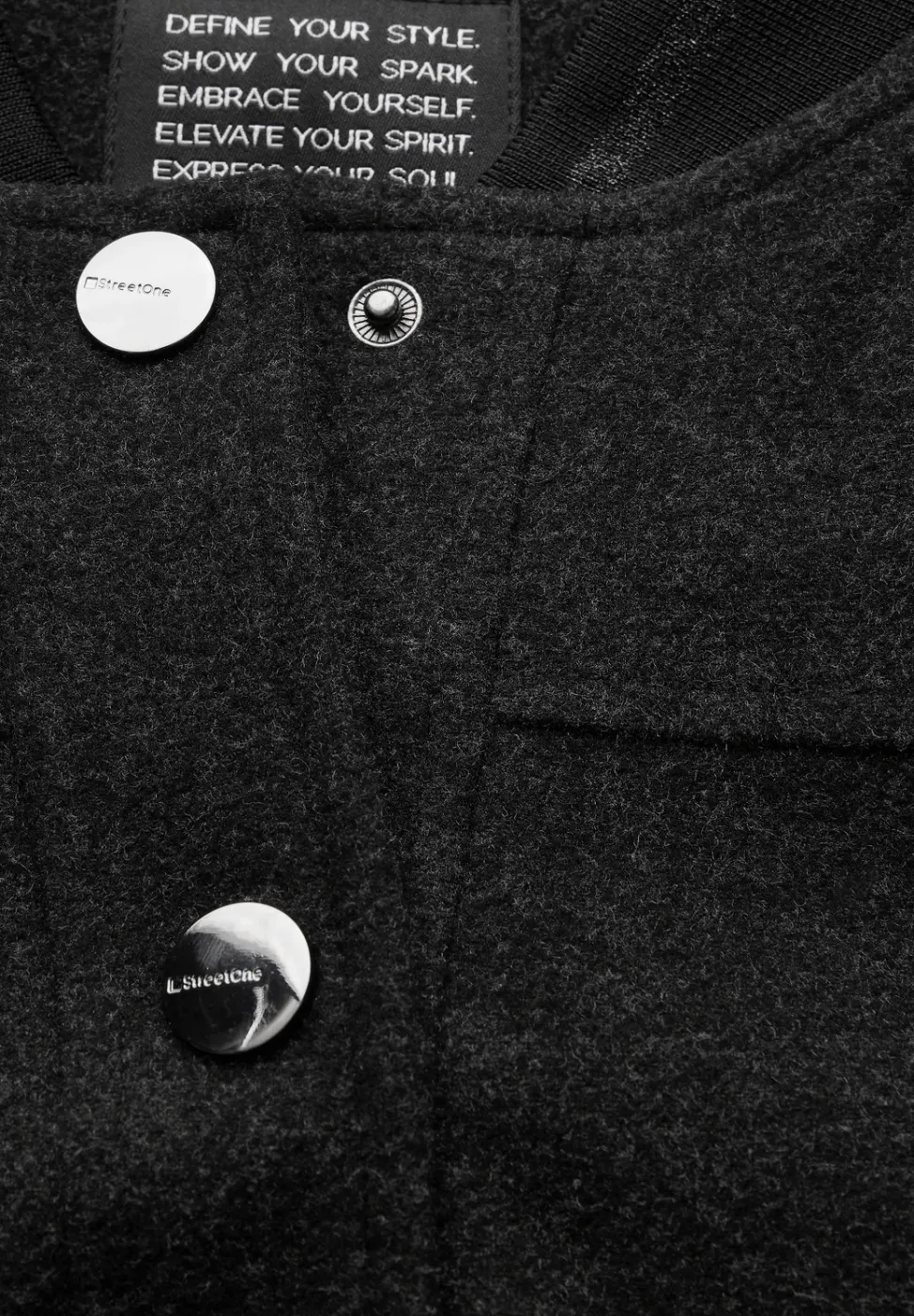 Blouson mit Knopfleise