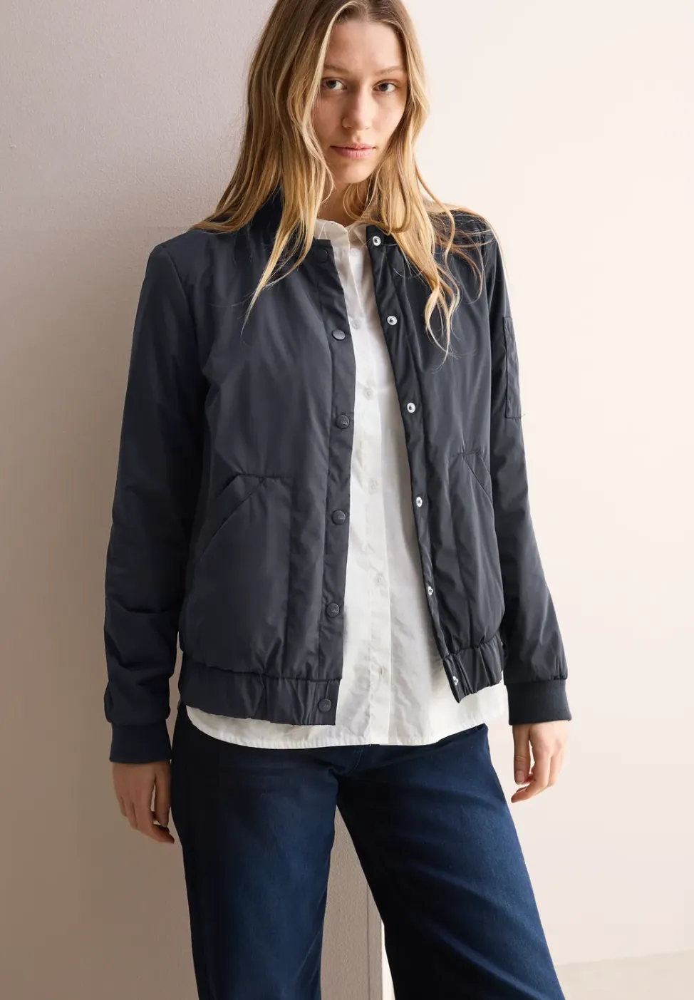 Blouson mit Knopfleiste