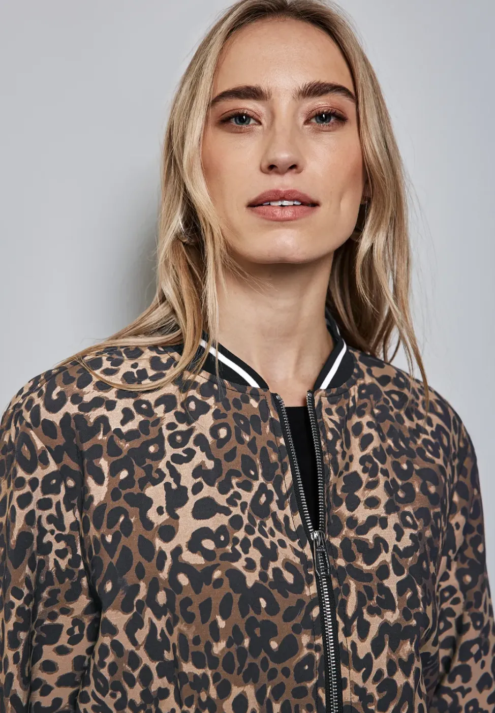 Blouson mit Leo-Muster
