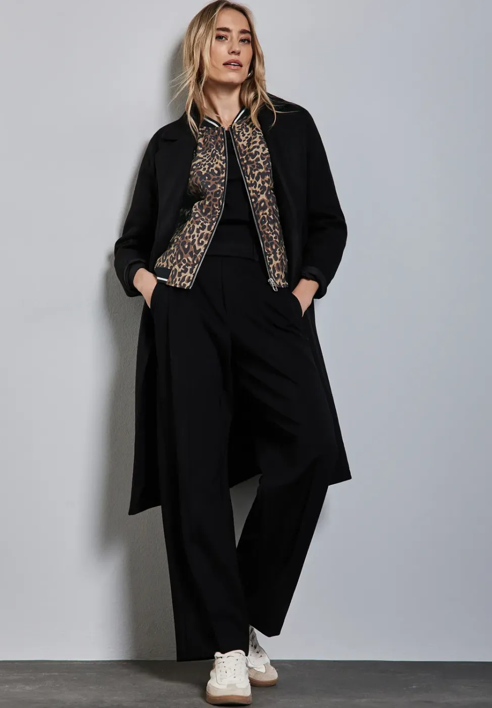 Blouson mit Leo-Muster