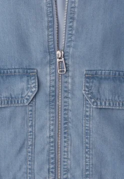 Blouson mit Stehkragen aus Lyocell