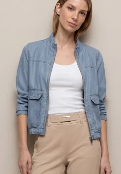 Blouson mit Stehkragen aus Lyocell