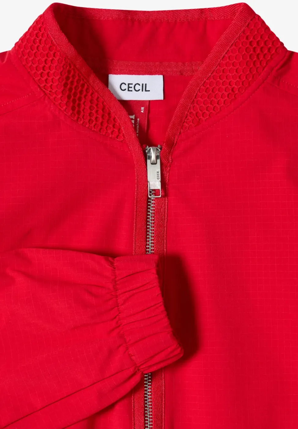 Blouson mit Tunnelzug und Mesh-Details