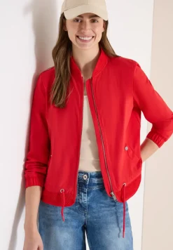 Blouson mit Tunnelzug und Mesh-Details