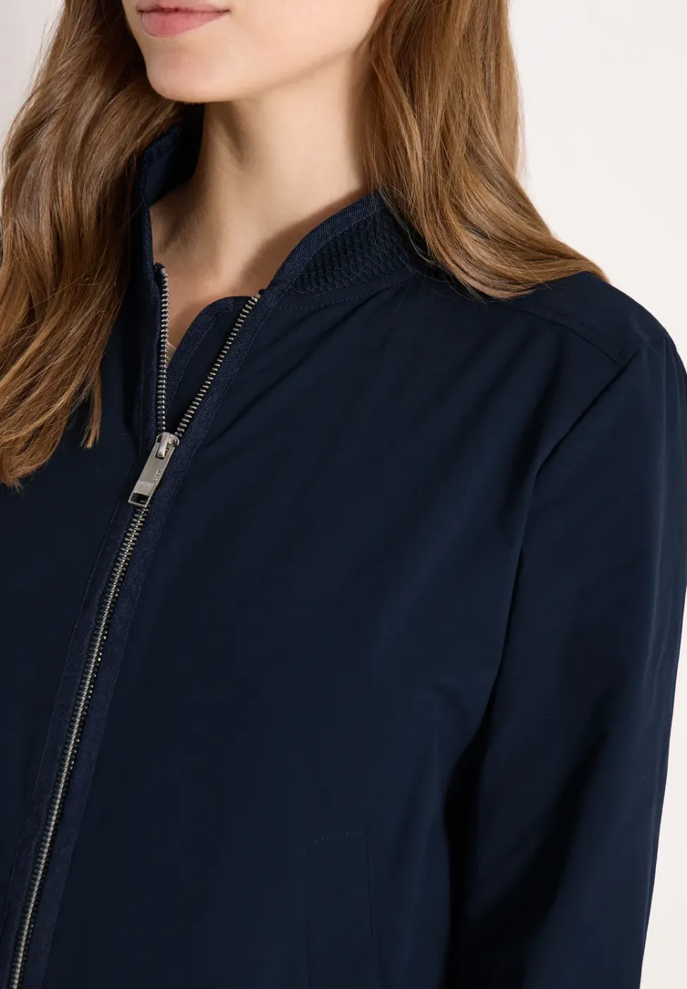 Blouson mit Tunnelzug und Mesh-Details