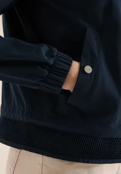 Blouson mit Tunnelzug und Mesh-Details