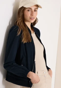 Blouson mit Tunnelzug und Mesh-Details