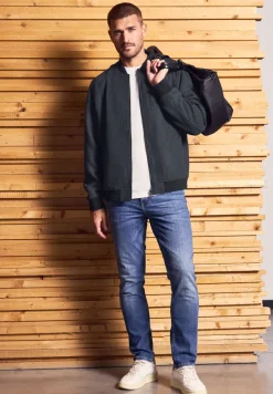 Blouson mit Wollanteil