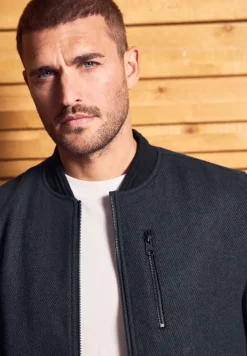 Blouson mit Wollanteil