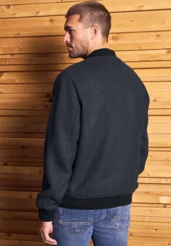 Blouson mit Wollanteil
