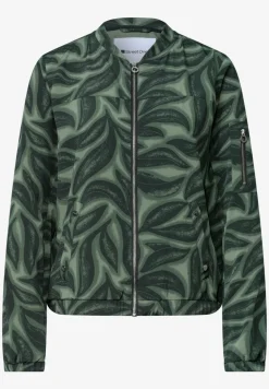 Blouson mit Zipper und Print