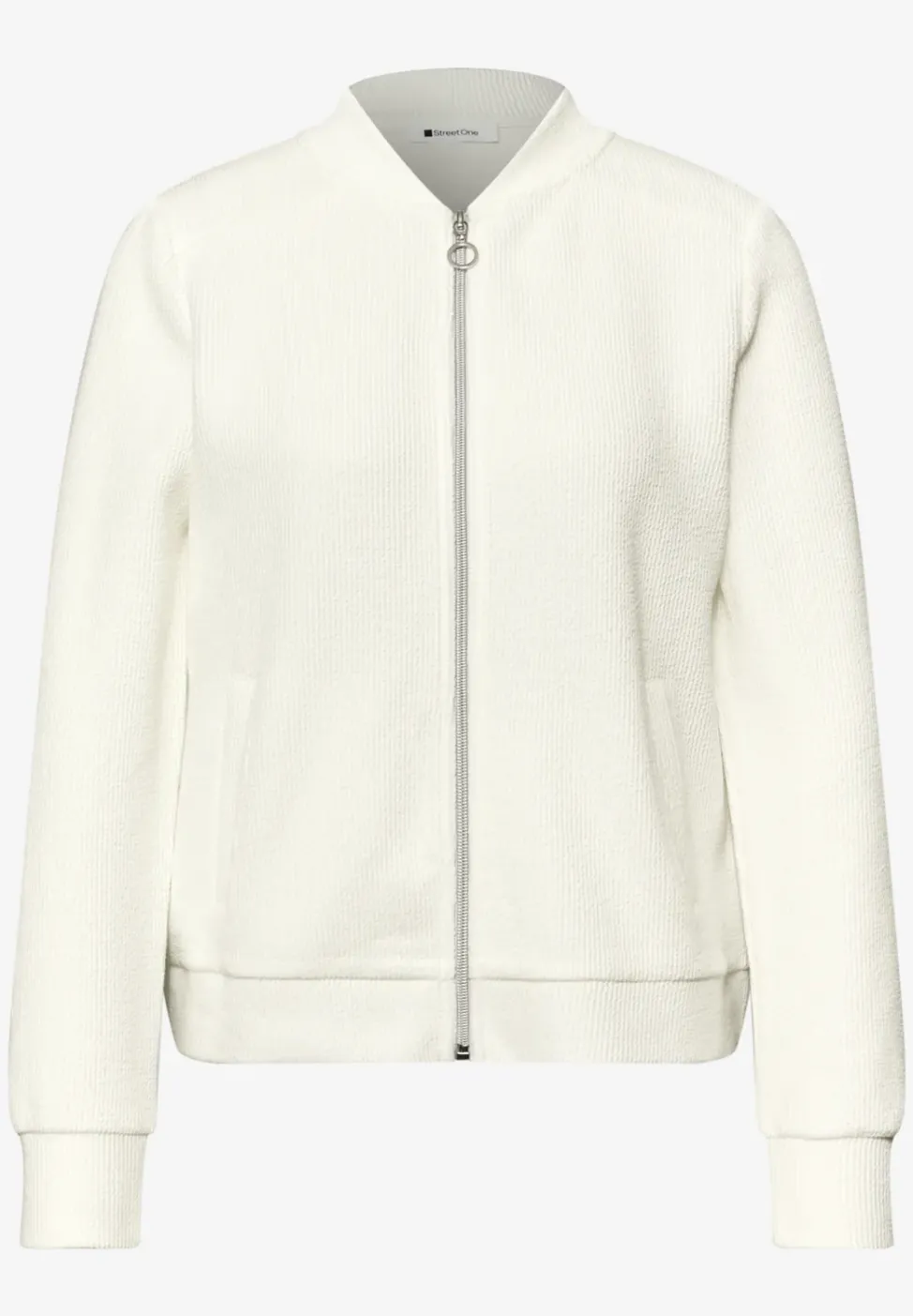 Blouson mit Zipper und Struktur