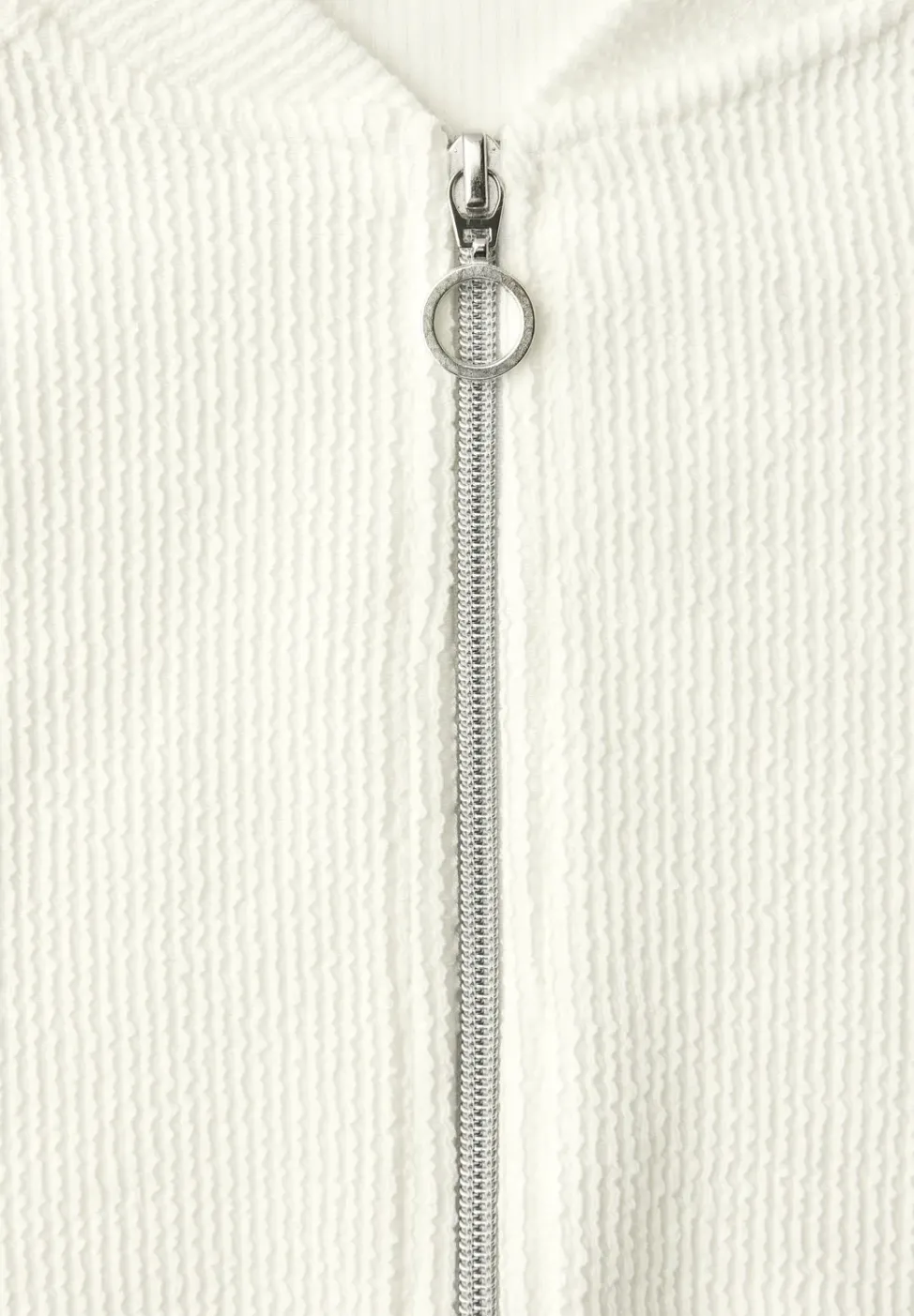 Blouson mit Zipper und Struktur