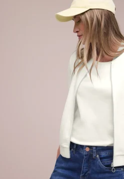 Blouson mit Zipper und Struktur
