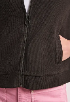 Blouson mit Zipper und Struktur