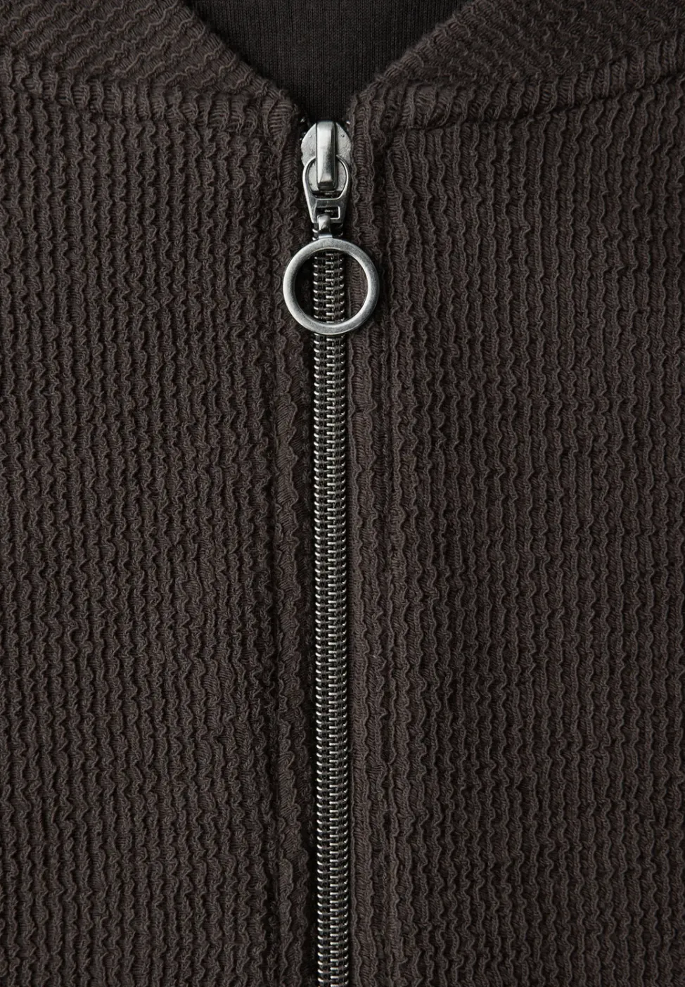 Blouson mit Zipper und Struktur