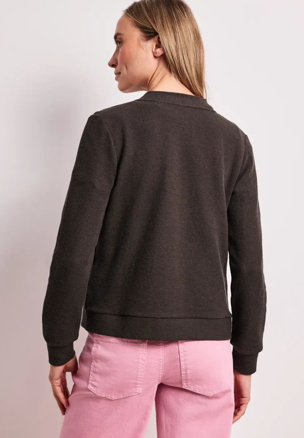 Blouson mit Zipper und Struktur