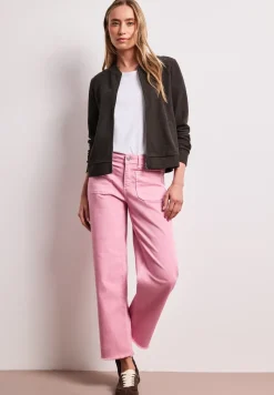 Blouson mit Zipper und Struktur