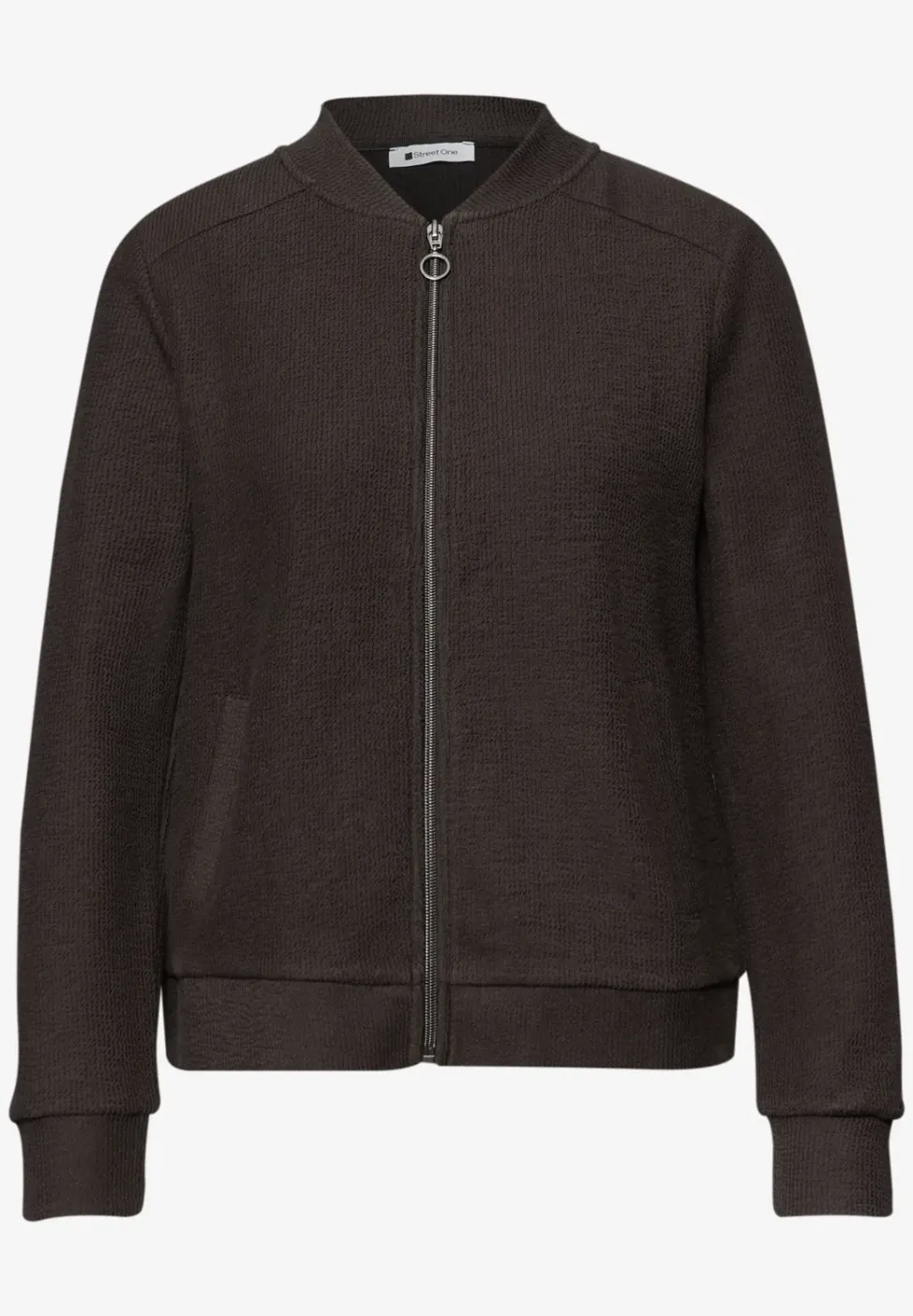 Blouson mit Zipper und Struktur