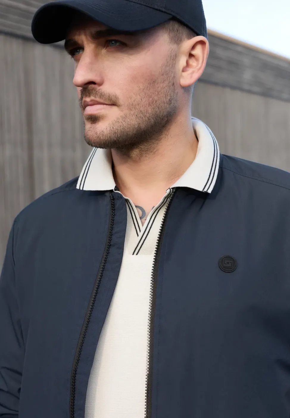Blouson mit Zipper und Taschen