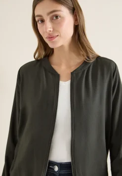 Blouson in Unifarbe
