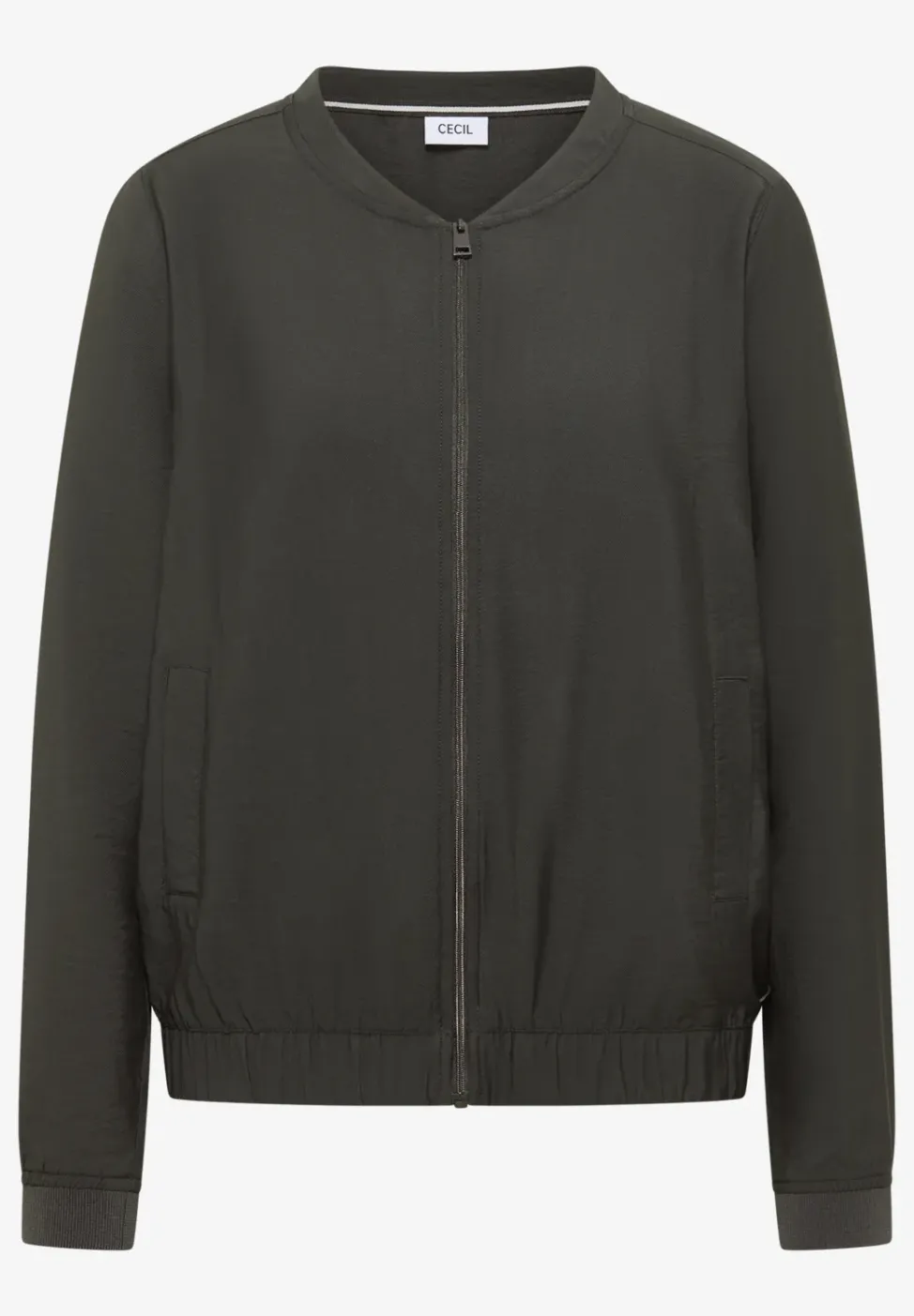Blouson in Unifarbe