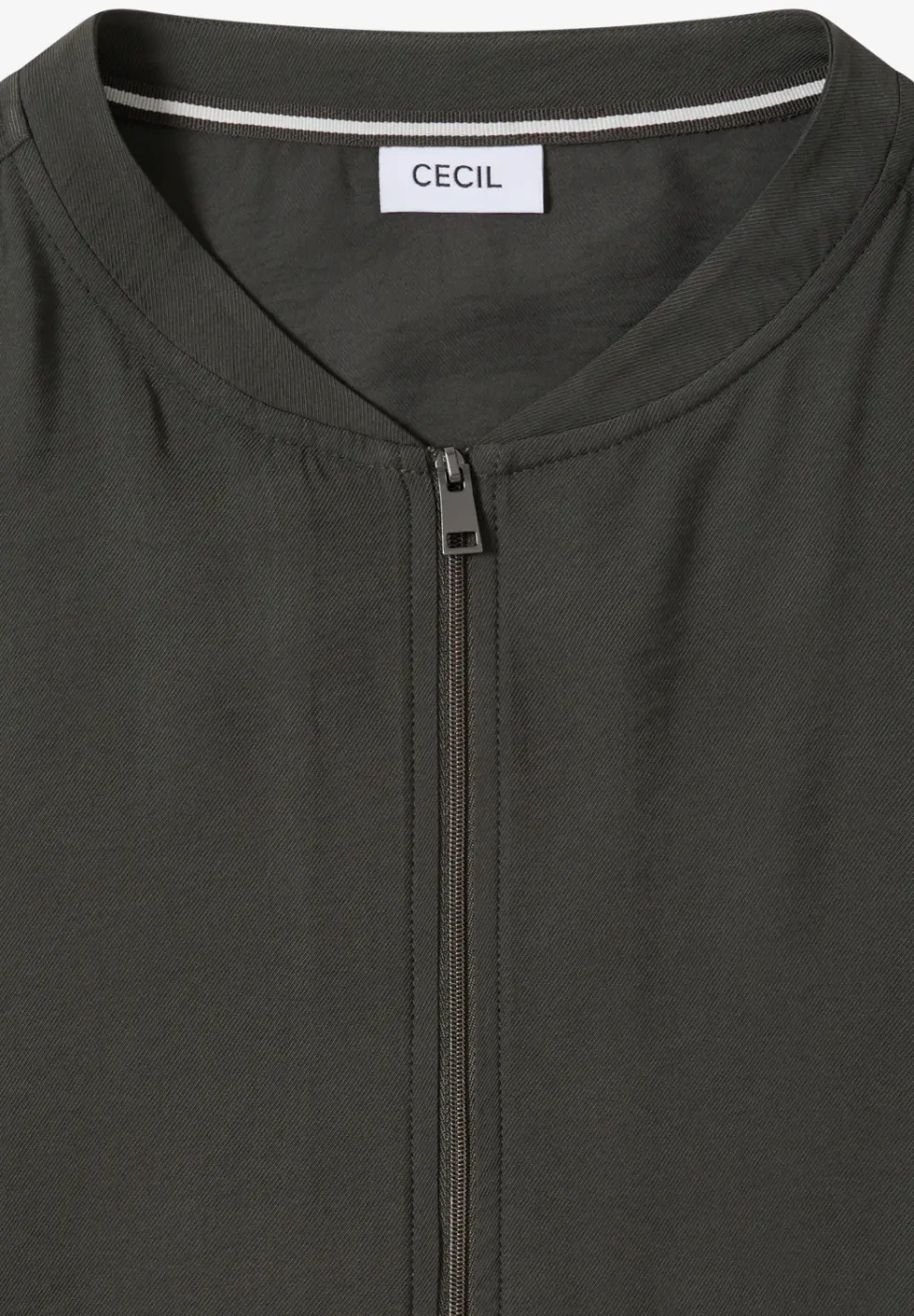 Blouson in Unifarbe
