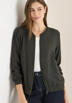 Blouson in Unifarbe