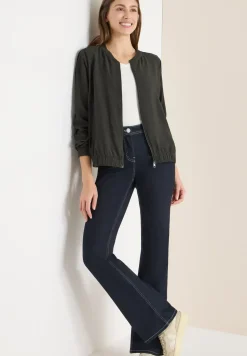 Blouson in Unifarbe