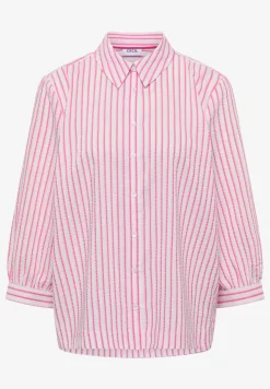 Bluse in Seersucker Qualität