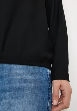 Bluse in Unifarbe