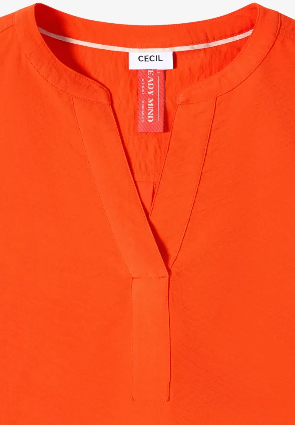 Bluse in Unifarbe