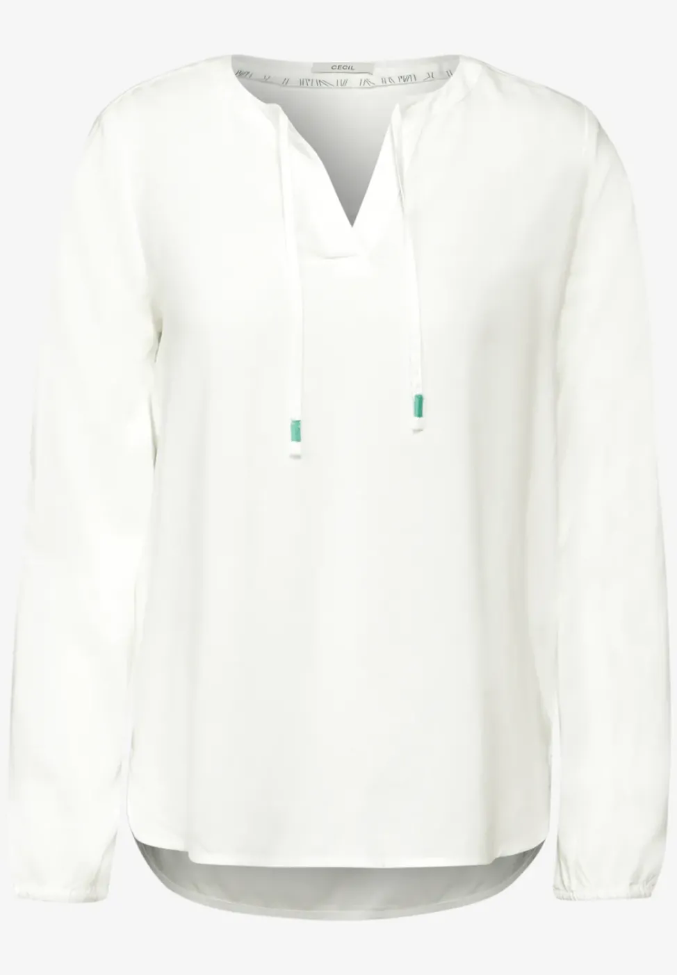 Bluse in Unifarbe