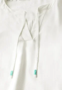 Bluse in Unifarbe