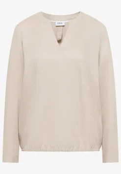 Bluse in Unifarbe