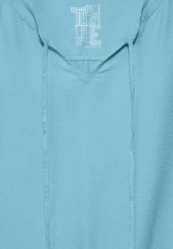 Bluse mit elastischem Saum