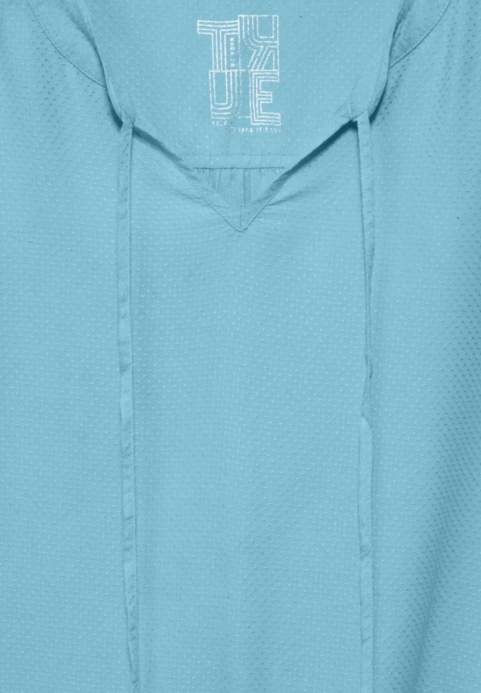 Bluse mit elastischem Saum