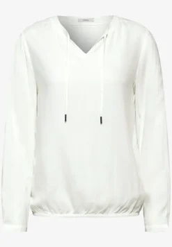 Bluse mit elastischem Saum