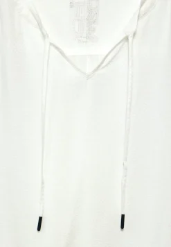 Bluse mit elastischem Saum