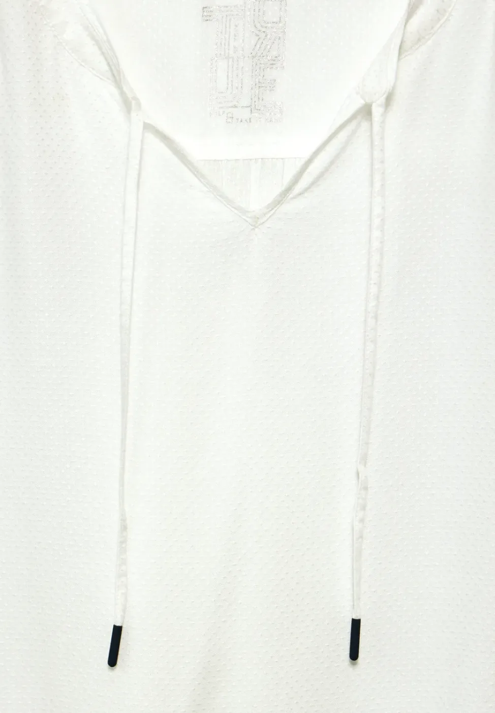 Bluse mit elastischem Saum
