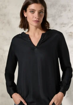 Bluse mit Glitzer-Details